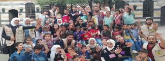 The Children of the Child Protection Club Community-led Initiative-al-Hameh, Rural Damascus