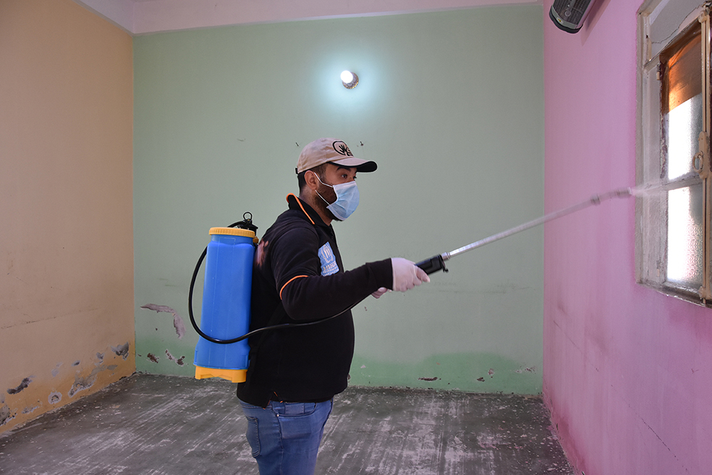 SSSD conducted disinfection works for Al Amal Care Center for Children with Special Needs Beit Al Kel 4