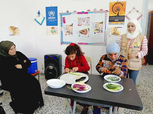 I Can Eat By Myself activity - Al Hader community space 1