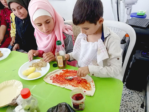 I Can Eat By Myself activity - Al Hader community space 2
