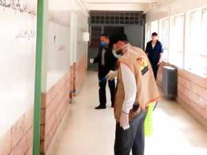 Sterilization and Disinfection Campaign at the Khaled Ibn Al-Walid Institute for Juvenile Delinquents, Rural Damascus