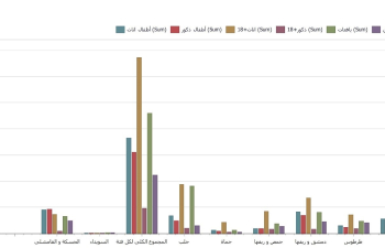 Graph of beneficiary numbers in the gender-based violence program for 2017