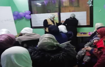 An Awareness Session during Warmth and Love Campaign