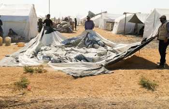A Warm Welcome to the People coming from Mabrouka Camp Al Arisheh Camp, Al Hasakah Governorate 