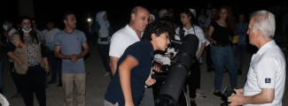  An astronomical evening with the stars in the sky of Aleppo